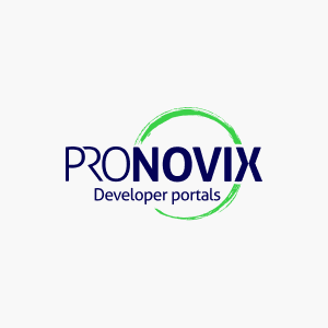 Pronovix Developer Portals logo on a white background